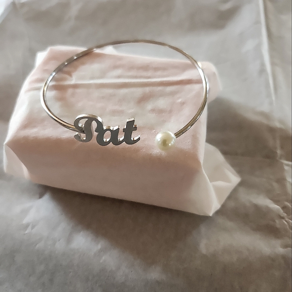 Silver name Bracelet